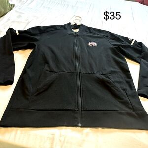 Mississippi State Bulldogs Adidas Jacket Uni-sex Black Clima-lite Used